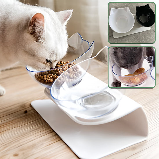 Gamelle pour chat | Ergonomique Anti-Stress